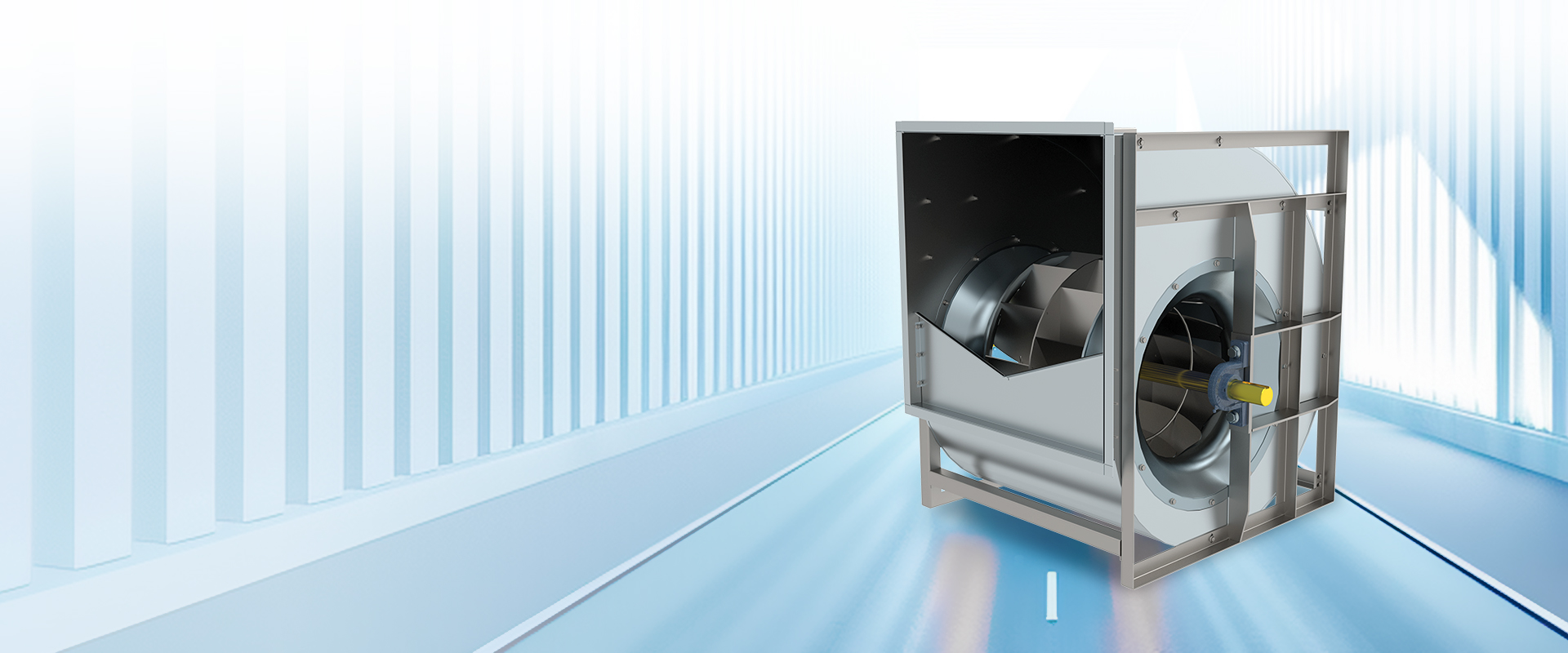 Energy-efficient industrial centrifugal fan