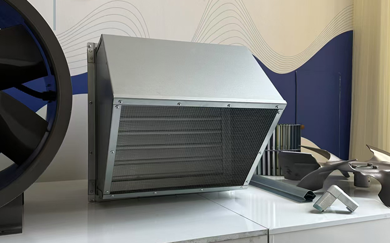 Axial flow fan installation and aerodynamics